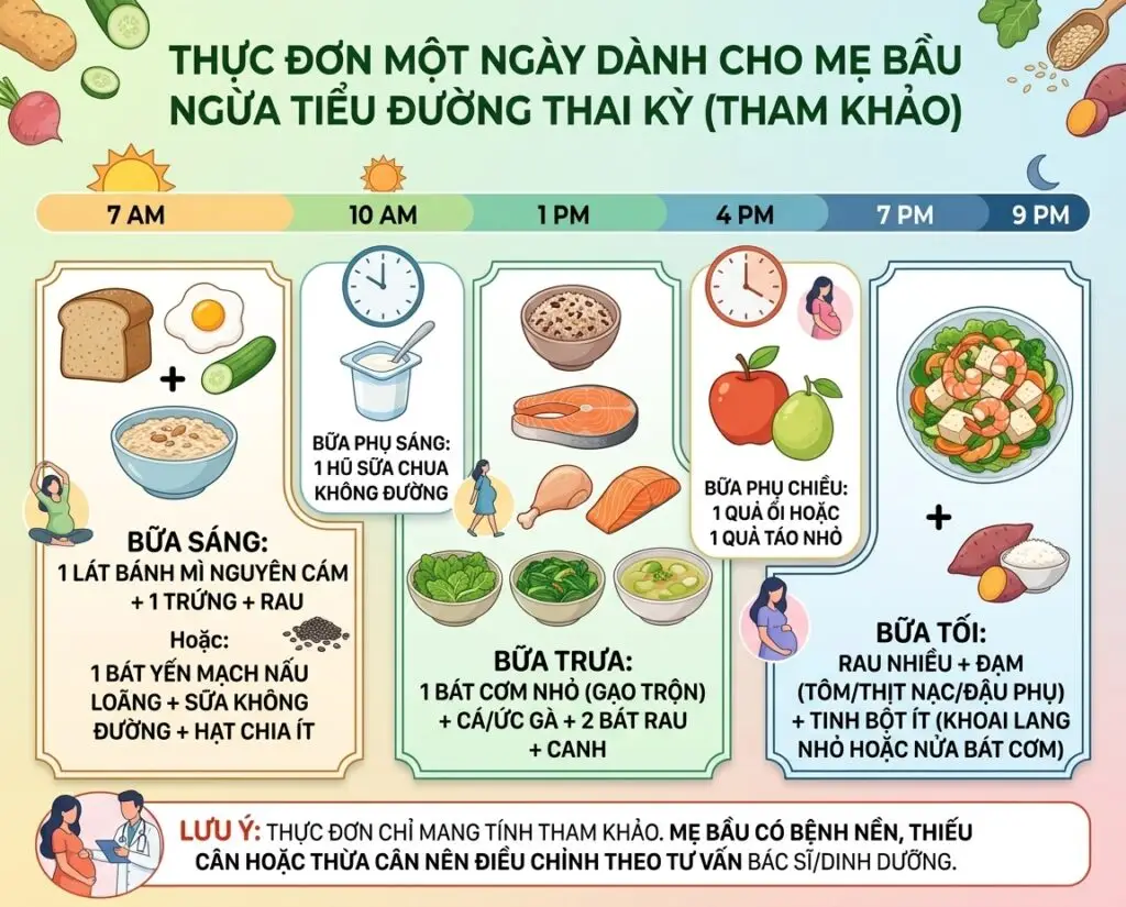 Ăn gì để tránh tiểu đường thai kỳ? Bí quyết từ chuyên gia