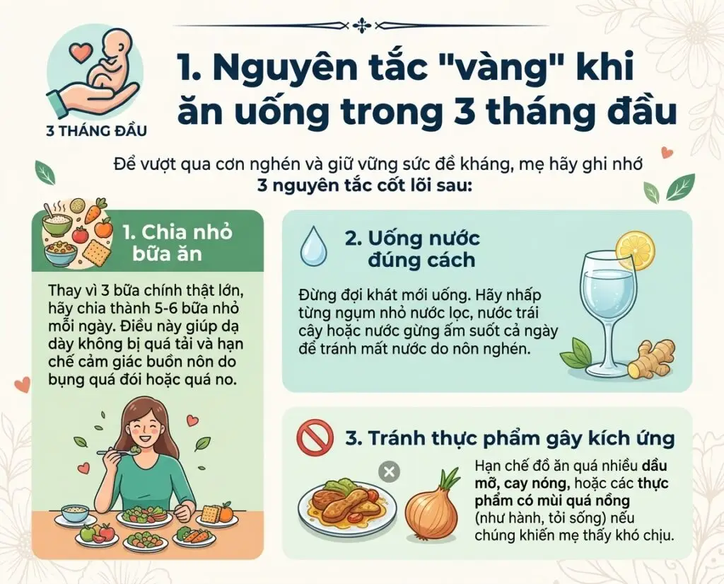 ăn gì giảm nghén